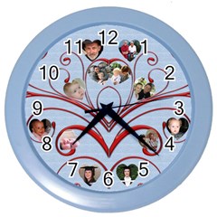 My Family - Color Wall Clock