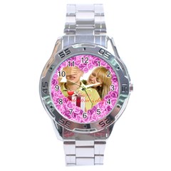 love of rose - Stainless Steel Analogue Watch