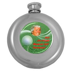Flask_round_Golf Tournament - Hip Flask (5 oz)