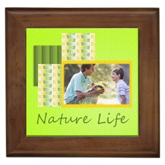 nature life - Framed Tile