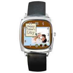 fathers day - Square Metal Watch