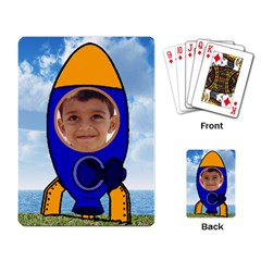 Space Rocket Playing Cards - Playing Cards Single Design (Rectangle)