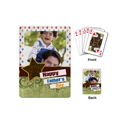 happy fathers day - Playing Cards Single Design (Mini)