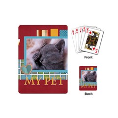 my pet - Playing Cards Single Design (Mini)
