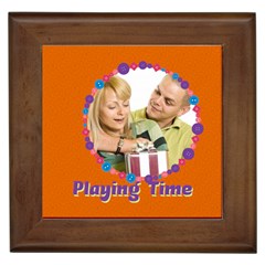 playing time - Framed Tile