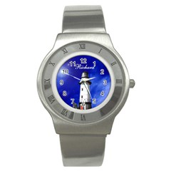 Silver Lighthouse Watch - Stainless Steel Watch