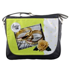 Lovely bag with flower yellow - Messenger Bag