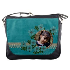 Messenger Bag -Lace and Flowers