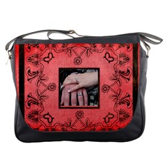 Art Nouveau Red  Messenger bag