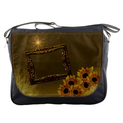 Gold sunflower Messenger bag