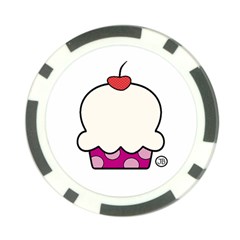 cupcake poker chip - Poker Chip Card Guard
