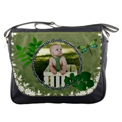 Green Nature Messenger Bag