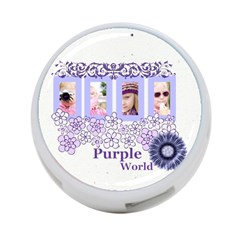 purple world - 4-Port USB Hub (Two Sides)