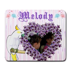 Melody Heart Frame Collage Mousepad