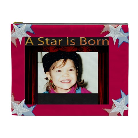 A Star Is Born Xl Cosmetic Bag By Kim Blair Front