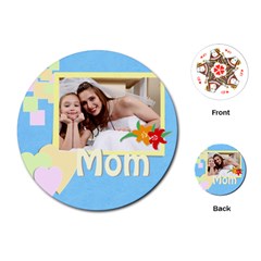 mom - Playing Cards Single Design (Round)