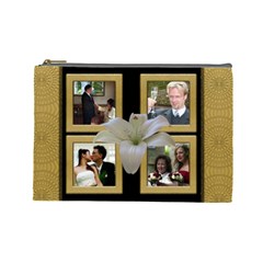 Our Wedding Anniversary Cosmetic Bag (Large)