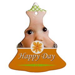 happy day - Christmas Tree Ornament (Two Sides)