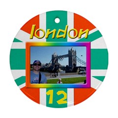 My London 2 Round Ornamant (2 sided) - Round Ornament (Two Sides)