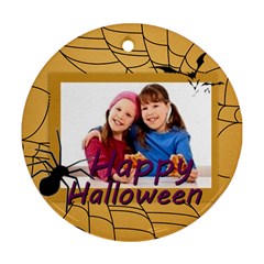 happy halloween - Round Ornament (Two Sides)