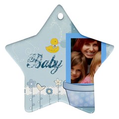 baby - Star Ornament (Two Sides)