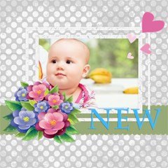 baby - ScrapBook Page 8  x 8 