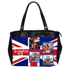 London 12 Oversize Office Bag (2 sided) - Oversize Office Handbag (2 Sides)