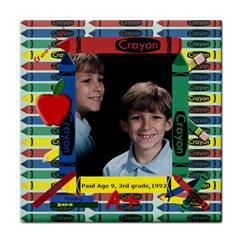 Crayon Tile Coaster