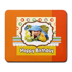happy birthday - Large Mousepad