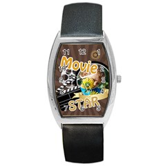 star - Barrel Style Metal Watch