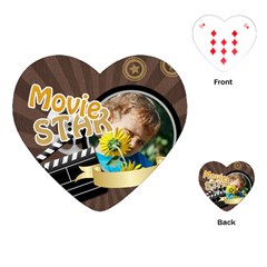 kids - Playing Cards Single Design (Heart)