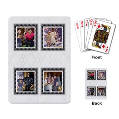 Black and White Playing Cards - Playing Cards Single Design (Rectangle)
