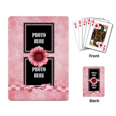 Watch Me Grow Girl-Playing Cards 1 - Playing Cards Single Design (Rectangle)
