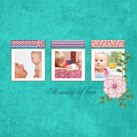 Kids By Joely 8 x8  Scrapbook Page - 1
