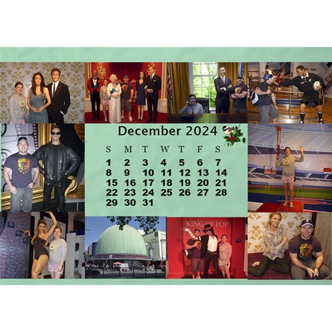Our Travels Desktop 8 5x6  Calendar By Deborah Dec 2024