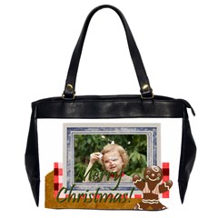 merry christmas - Oversize Office Handbag (2 Sides)