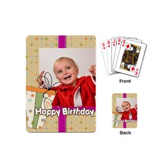 happy birthday - Playing Cards Single Design (Mini)