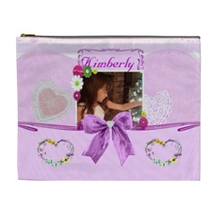 Pink layered Cosmetic bag  2 (XL) - Cosmetic Bag (XL)