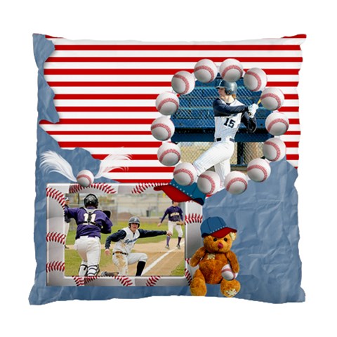 Baseball Cushion Case (one Side) Front