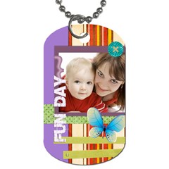fly day - Dog Tag (One Side)