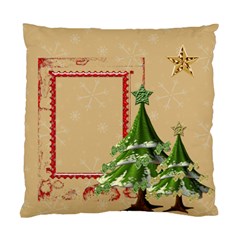 Snowy Trees Single Sided Pillow Case - Standard Cushion Case (One Side)