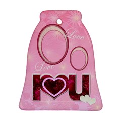 I Heart You Love Bell Ornament - Ornament (Bell)