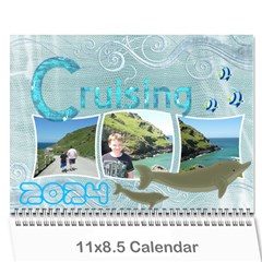 Cruising Marina 12 month Calendar 2024 - Wall Calendar 11  x 8.5  (12-Months)