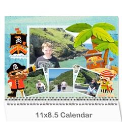 Pirate Pete 2024 Calendar - Wall Calendar 11  x 8.5  (12-Months)