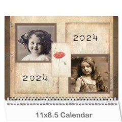 Cocoa Botanica Calendar 2024 - Wall Calendar 11  x 8.5  (12-Months)