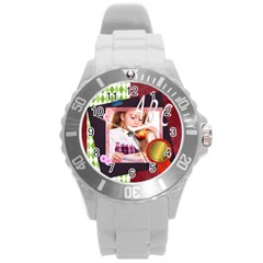 abc - Round Plastic Sport Watch (L)