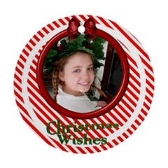 Candy Stripe Ornament - Ornament (Round)