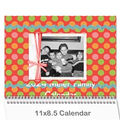 2024 Family Calendar 2 - Wall Calendar 11  x 8.5  (12-Months)