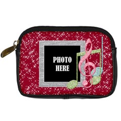 Holiday Melodies Camera Case 2 - Digital Camera Leather Case