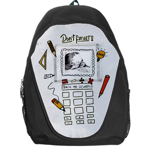 Back Pack Bag School Again By Deca Front